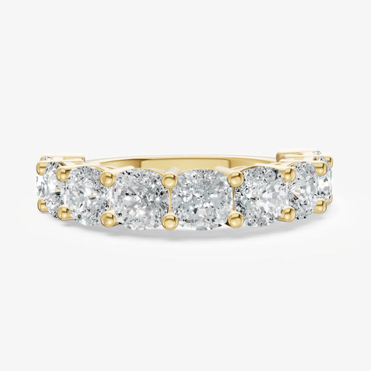 Statement Crown Set Cushion 45pt Diamond Band