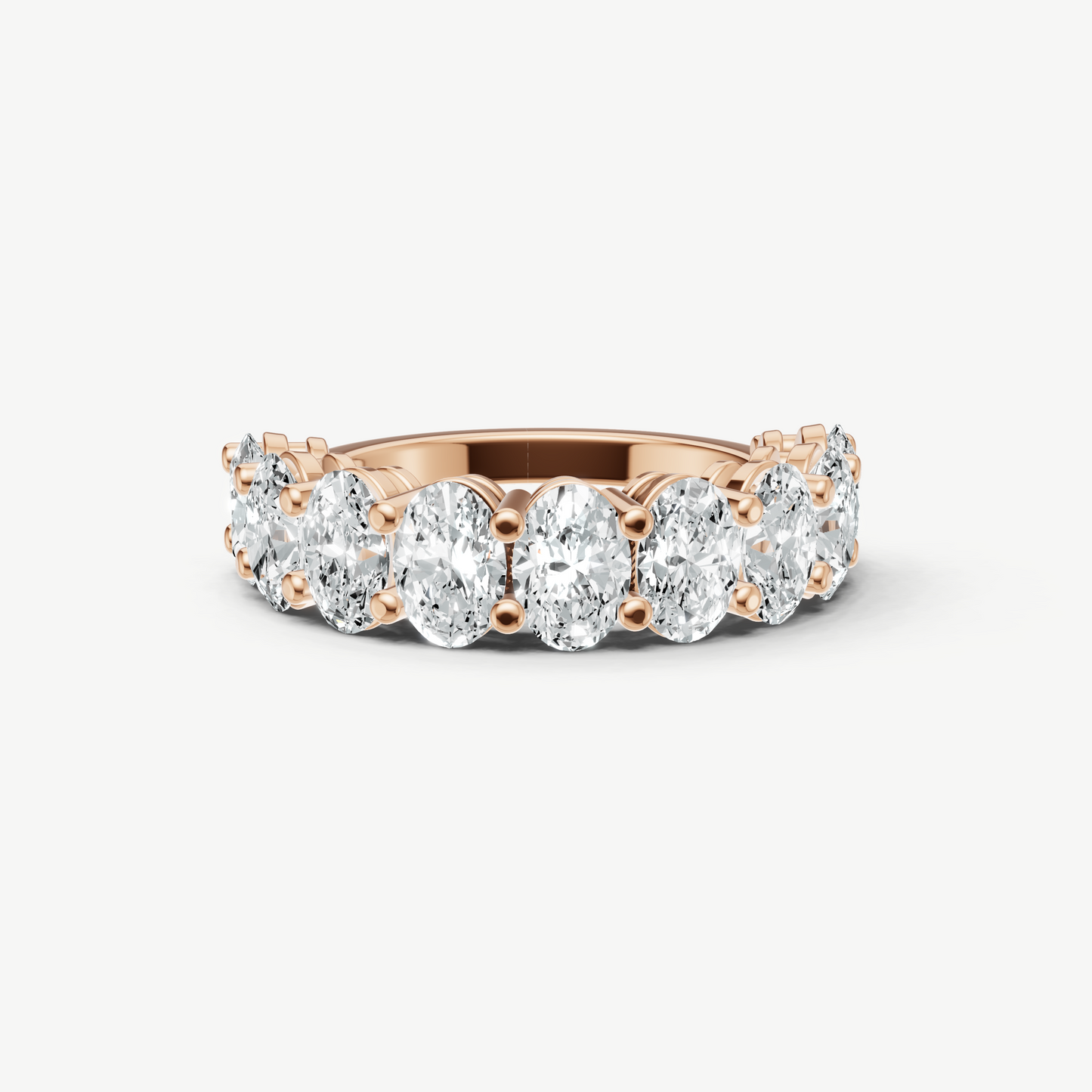 Statement Crown Set Oval 45pt Diamond Band