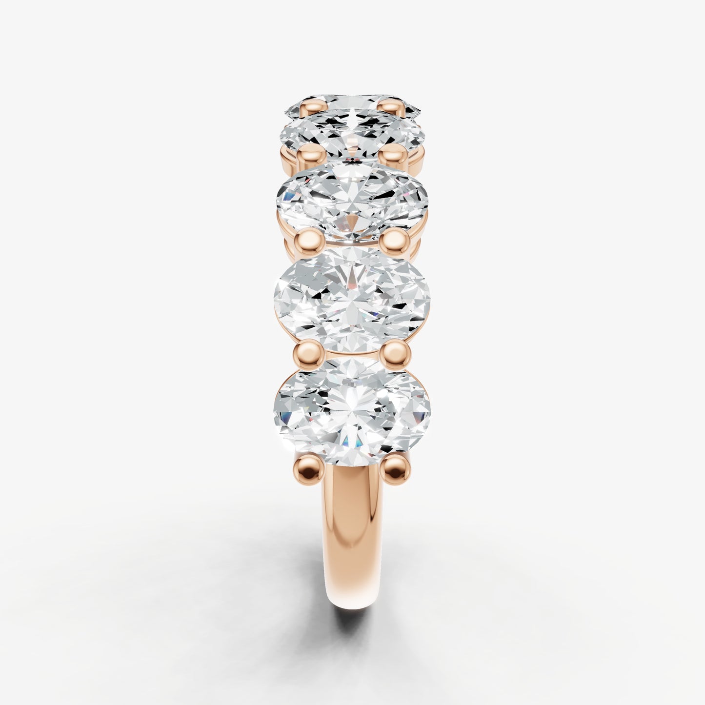 Statement Crown Set 0.45ct (45pt) Diamond Band