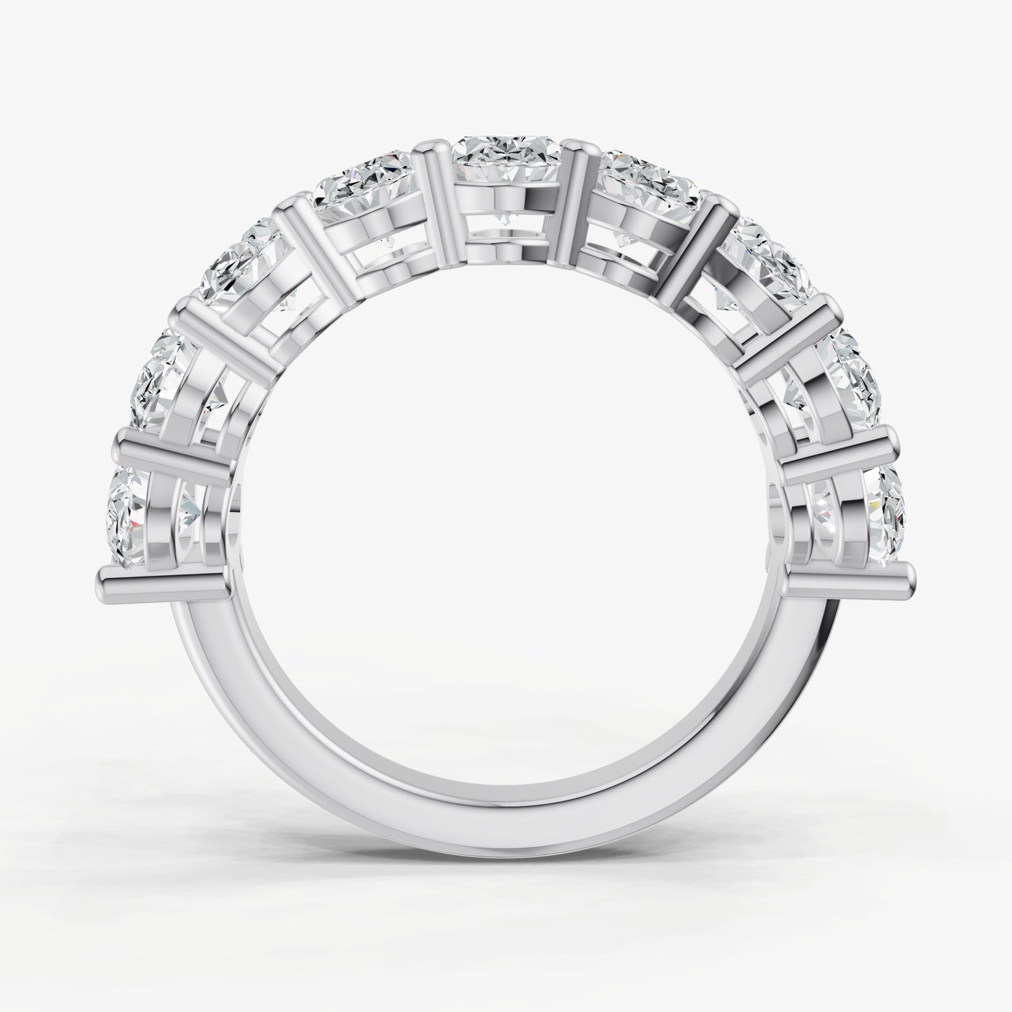 Statement Crown Set 0.45ct (45pt) Diamond Band