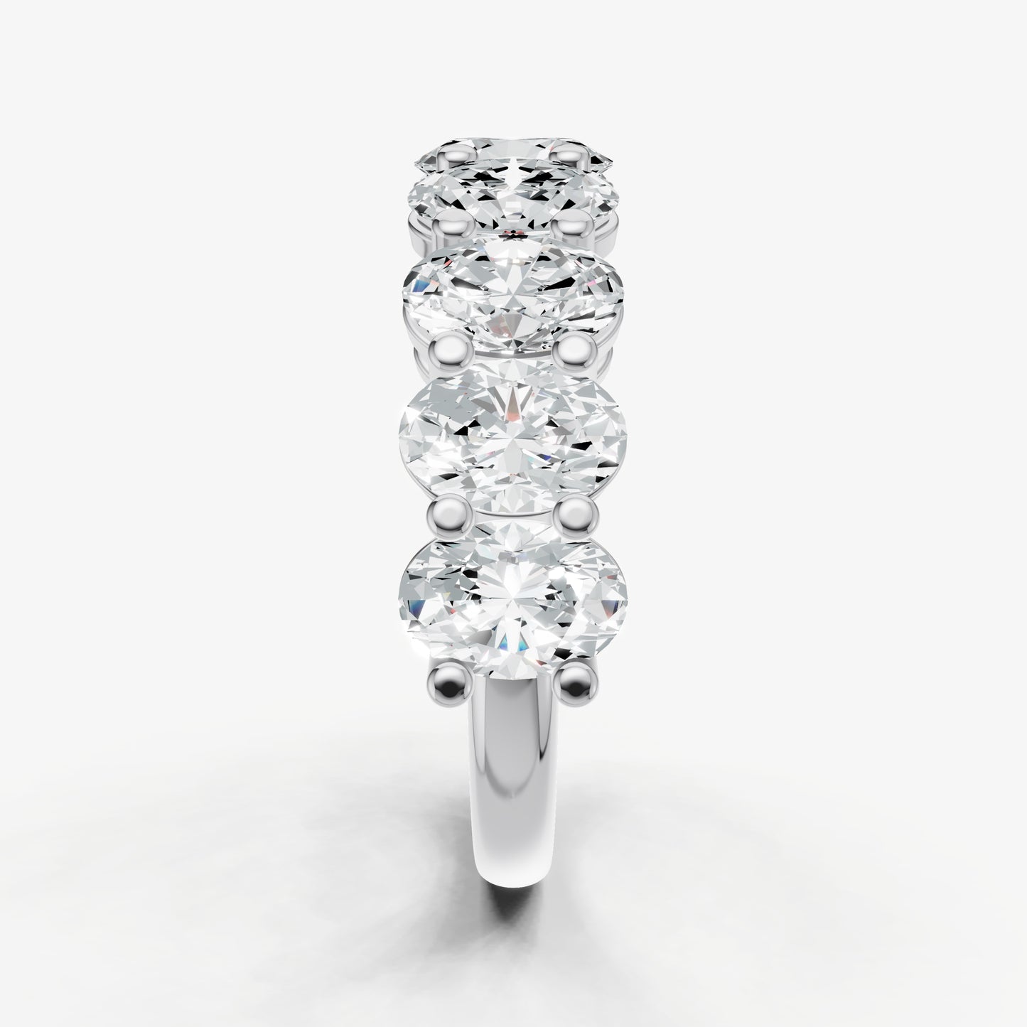 Statement Crown Set 0.45ct (45pt) Diamond Band