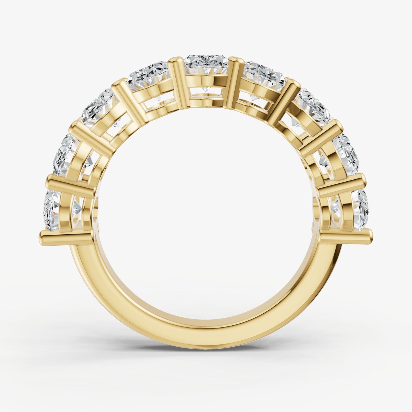 Statement Crown Set 0.45ct (45pt) Diamond Band