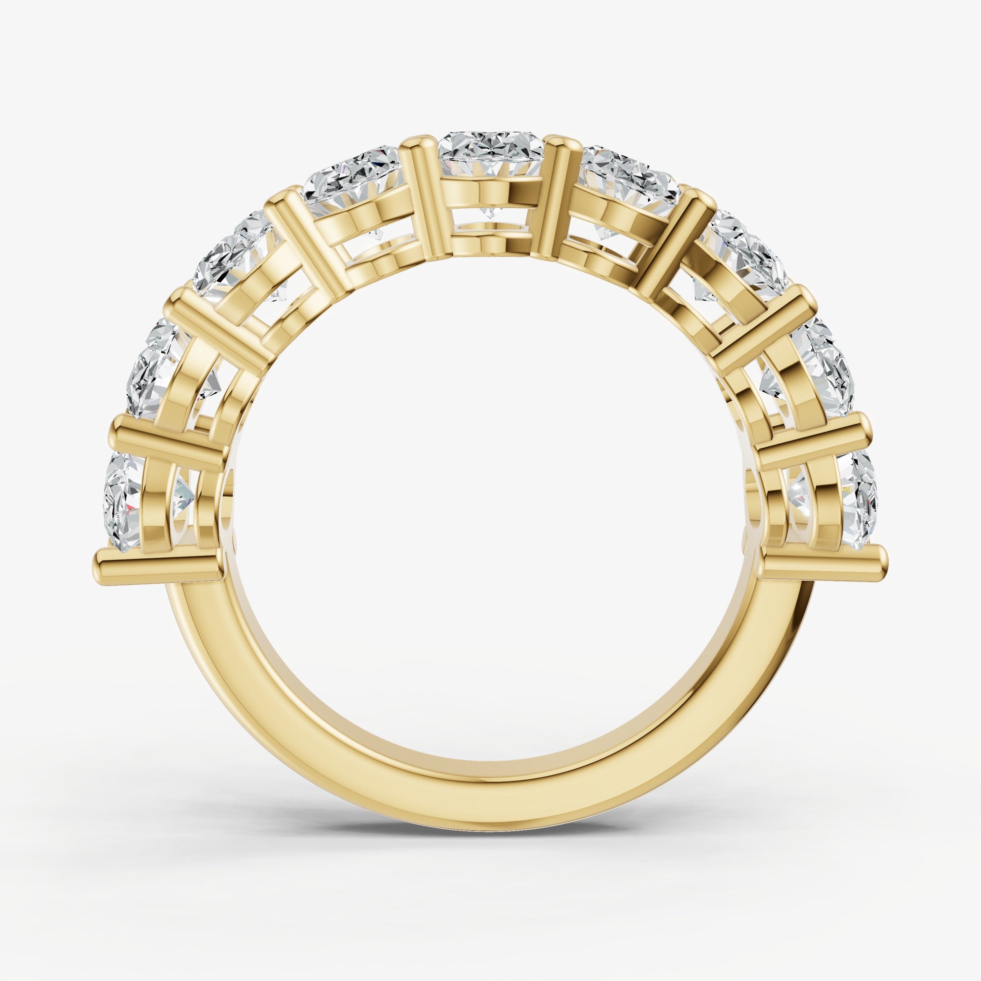 Statement Crown Set 0.45ct (45pt) Diamond Band