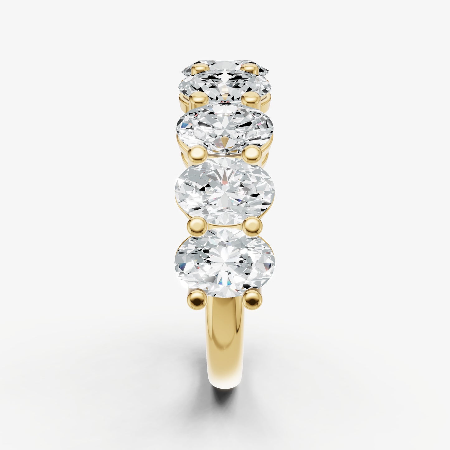 Statement Crown Set 0.45ct (45pt) Diamond Band