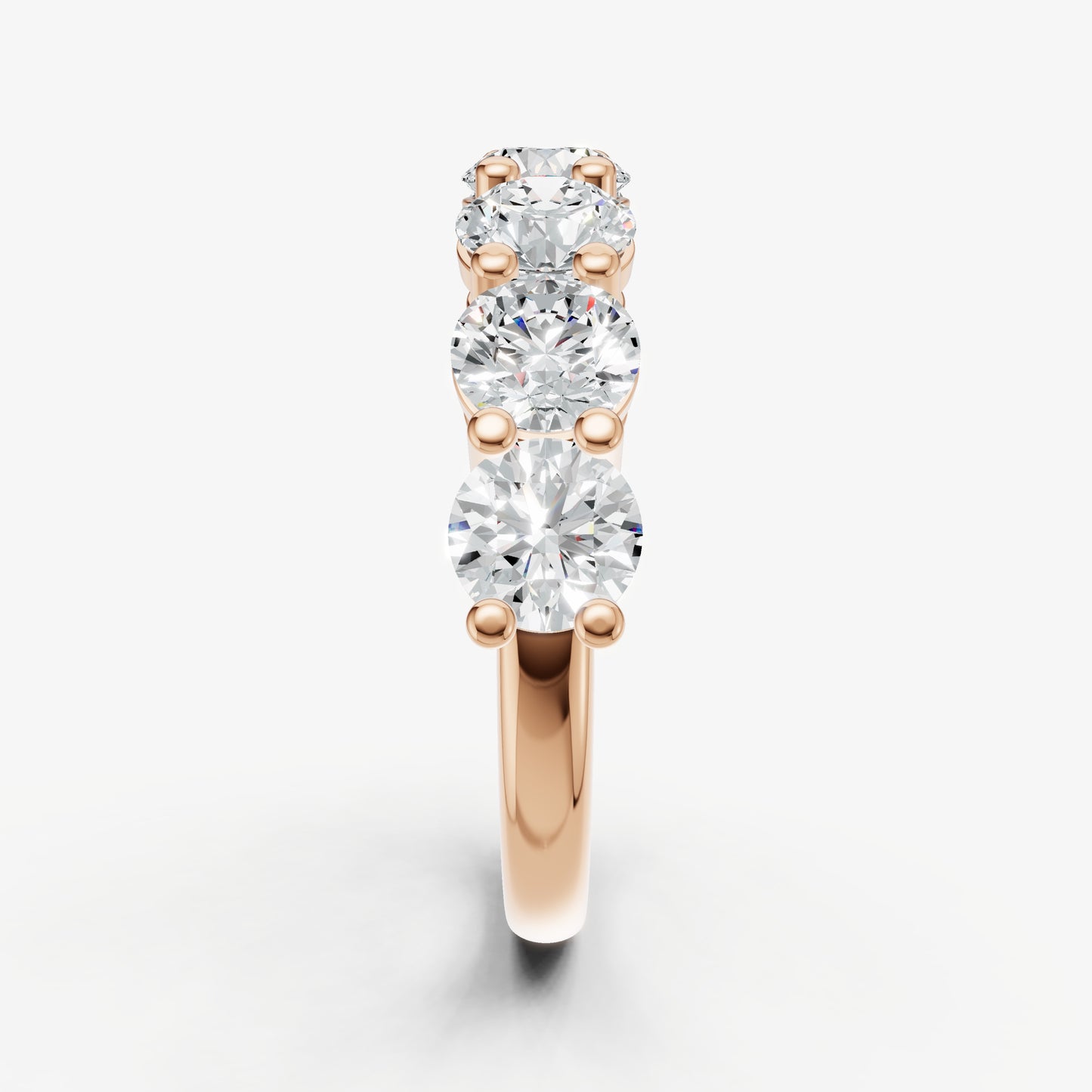 Statement Crown Set Round 45pt Diamond Band