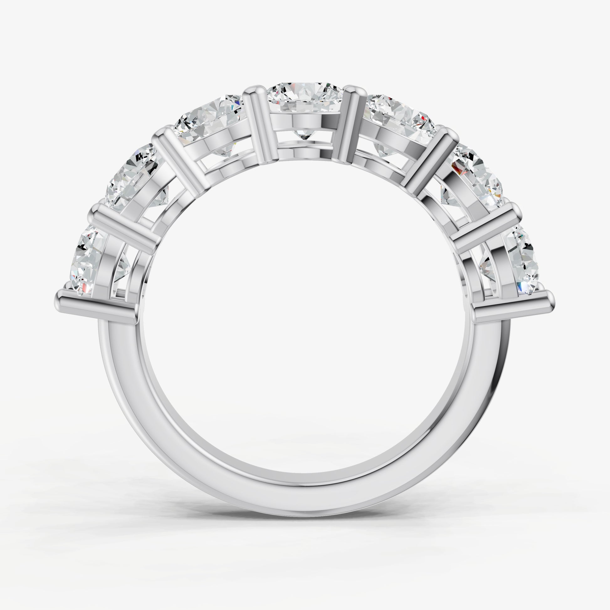 Statement Crown Set 0.45ct (45pt) Diamond Band
