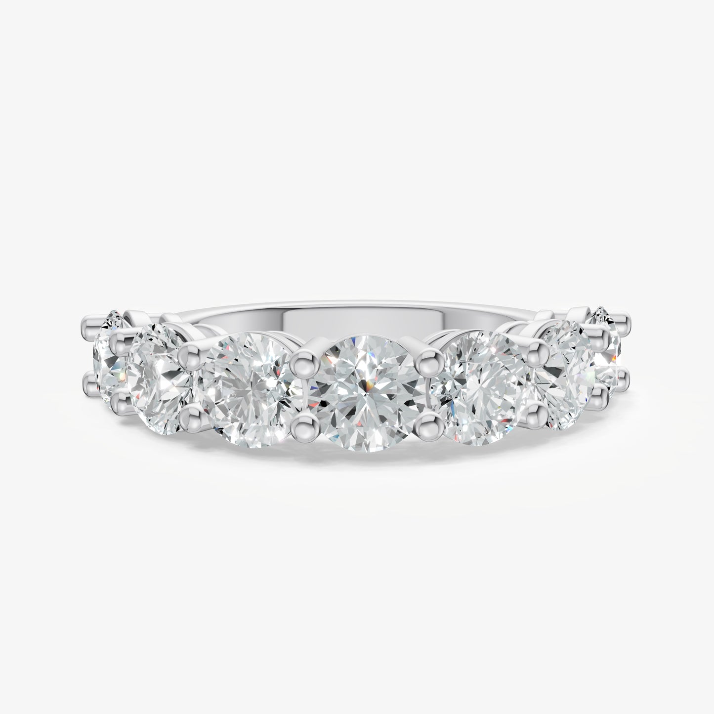 Statement Crown Set 0.45ct (45pt) Diamond Band