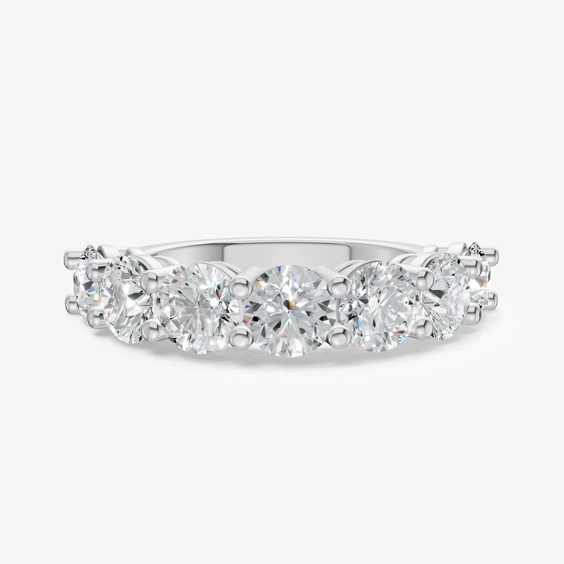 Statement Crown Set 0.45ct (45pt) Diamond Band