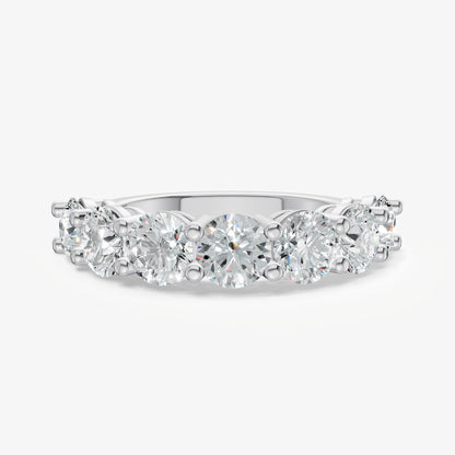 Statement Crown Set 0.45ct (45pt) Diamond Band