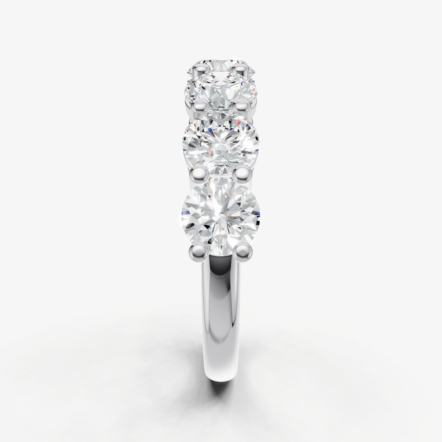 Statement Crown Set 0.45ct (45pt) Diamond Band