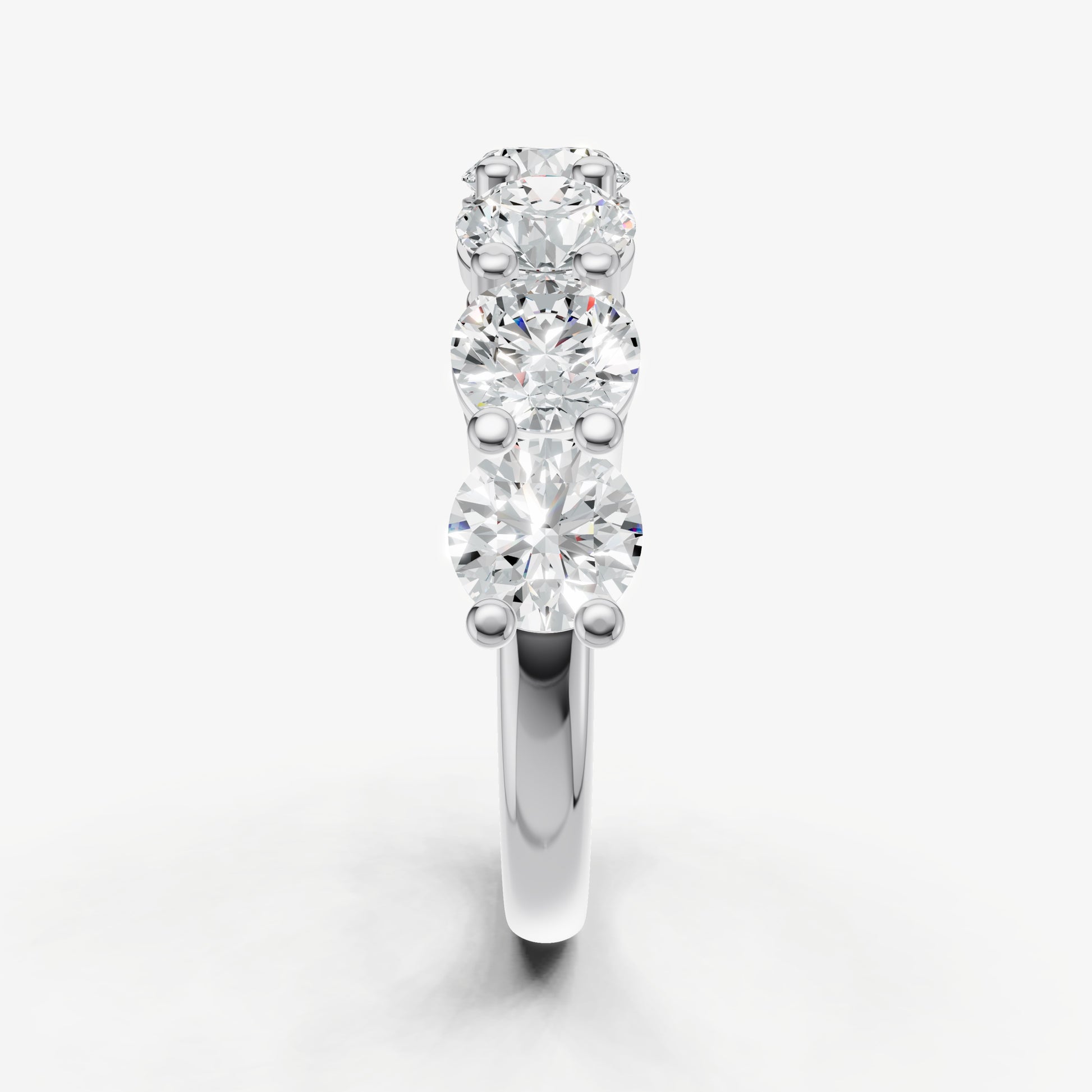 Statement Crown Set 0.45ct (45pt) Diamond Band