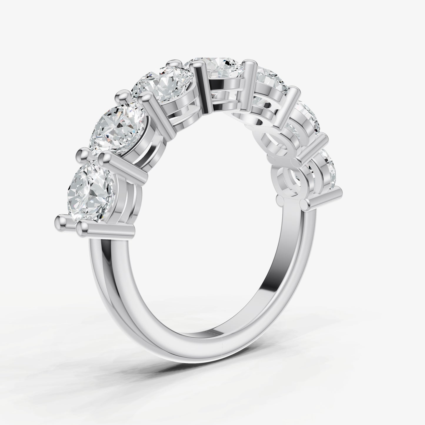 Statement Crown Set 0.45ct (45pt) Diamond Band