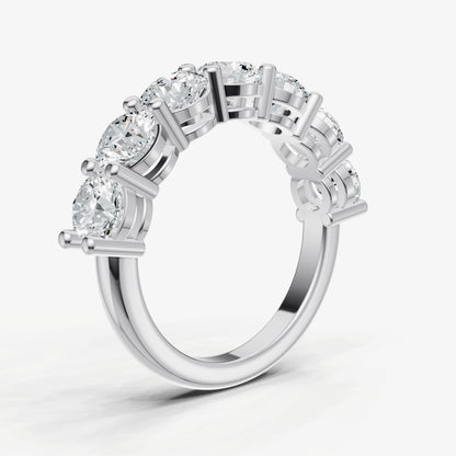 Statement Crown Set 0.45ct (45pt) Diamond Band