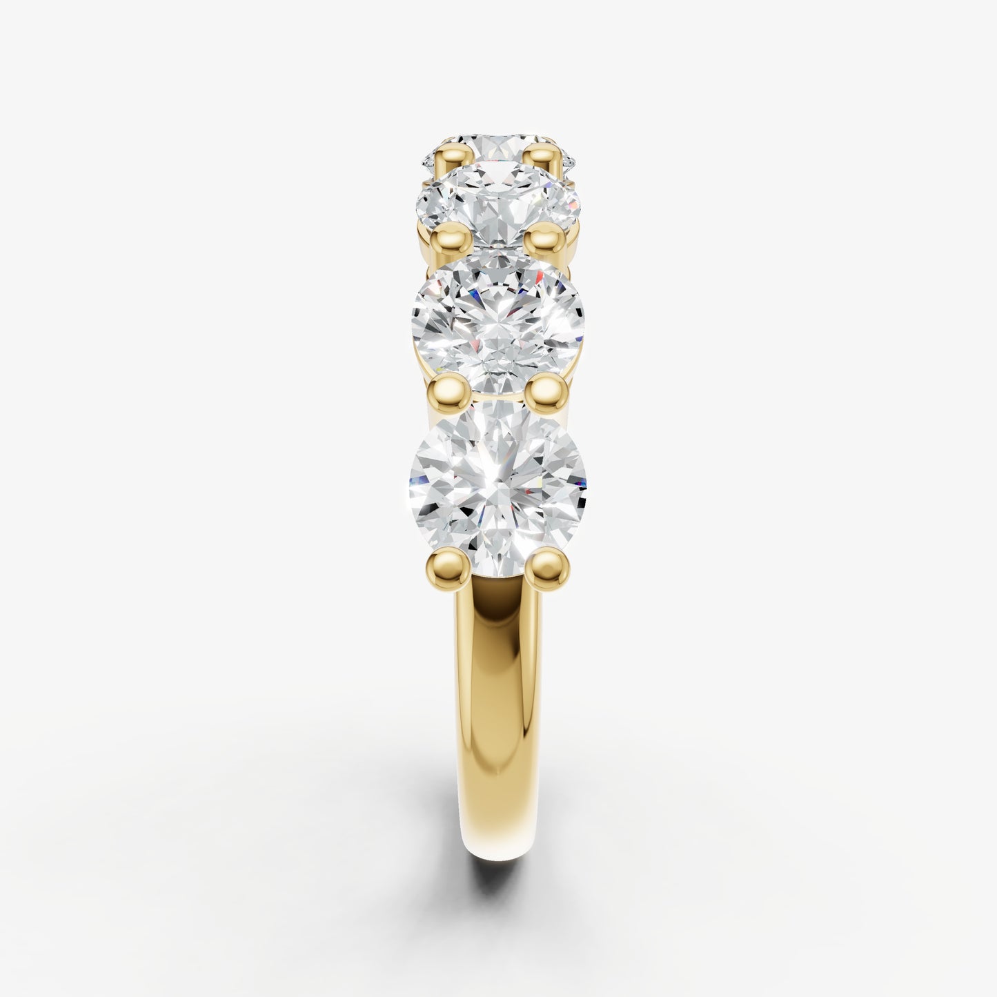 Statement Crown Set 0.45ct (45pt) Diamond Band