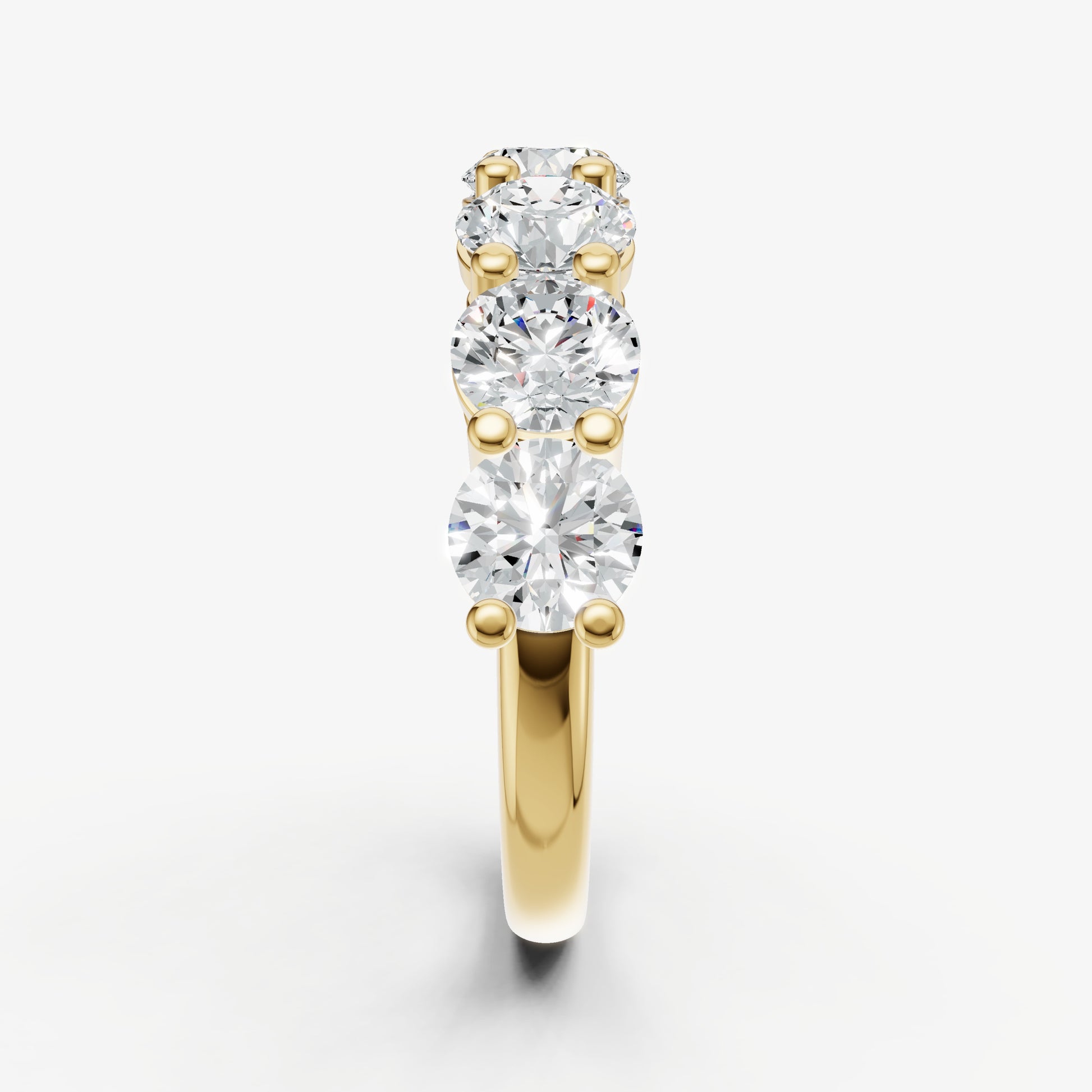 Statement Crown Set 0.45ct (45pt) Diamond Band