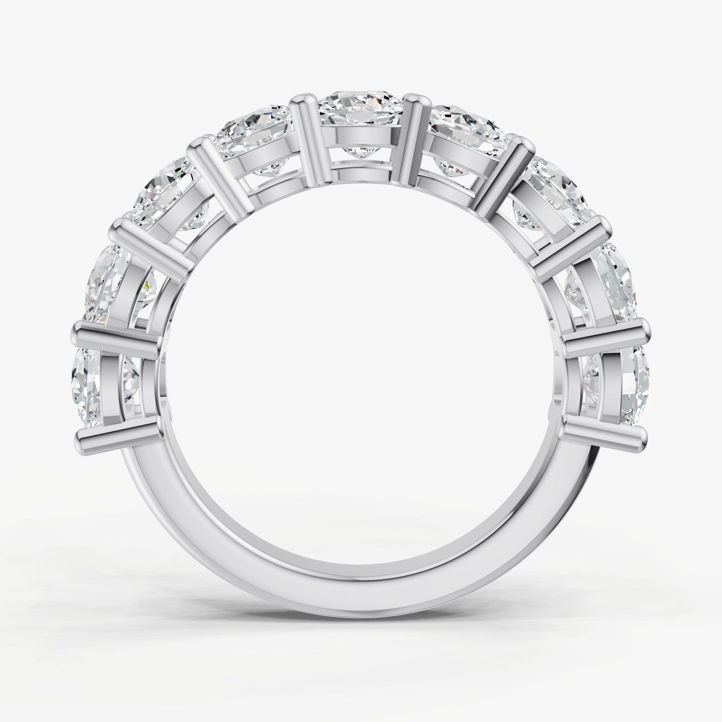 Statement Crown Set 0.45ct (45pt) Diamond Band