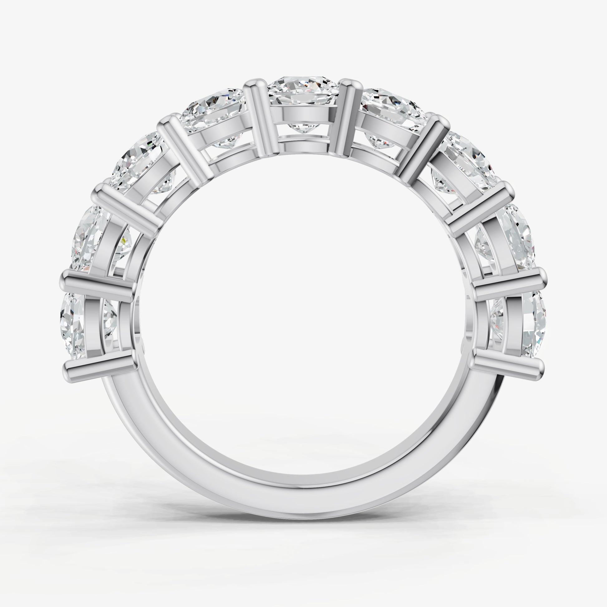 Statement Crown Set 0.45ct (45pt) Diamond Band
