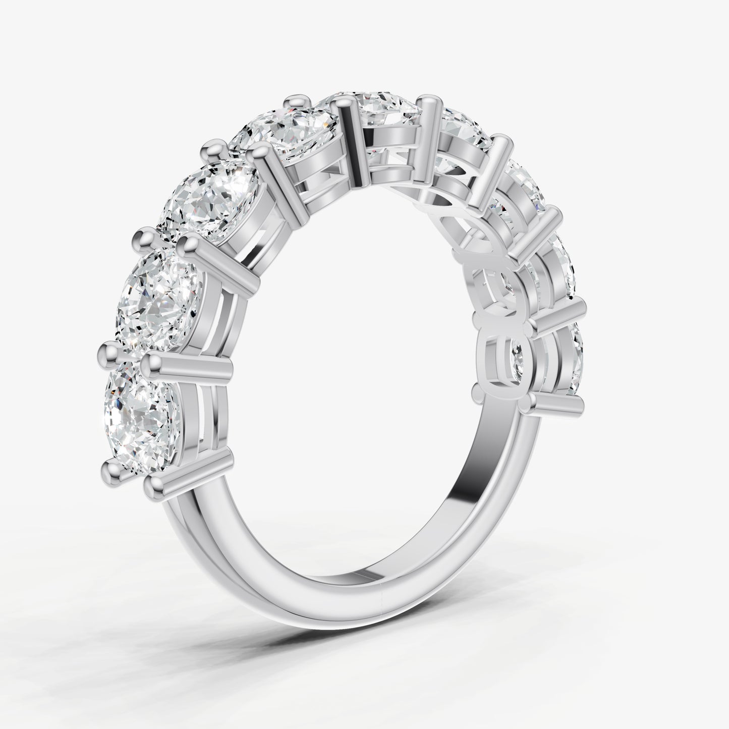 Statement Crown Set 0.45ct (45pt) Diamond Band