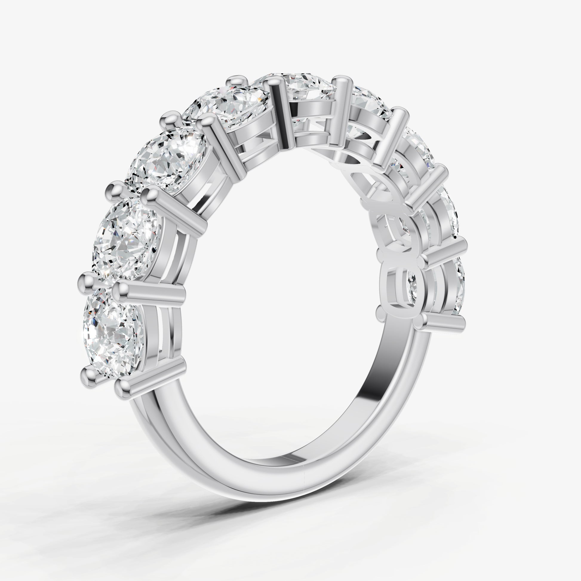 Statement Crown Set 0.45ct (45pt) Diamond Band