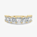 Statement Crown Set Asscher 50pt Diamond Band