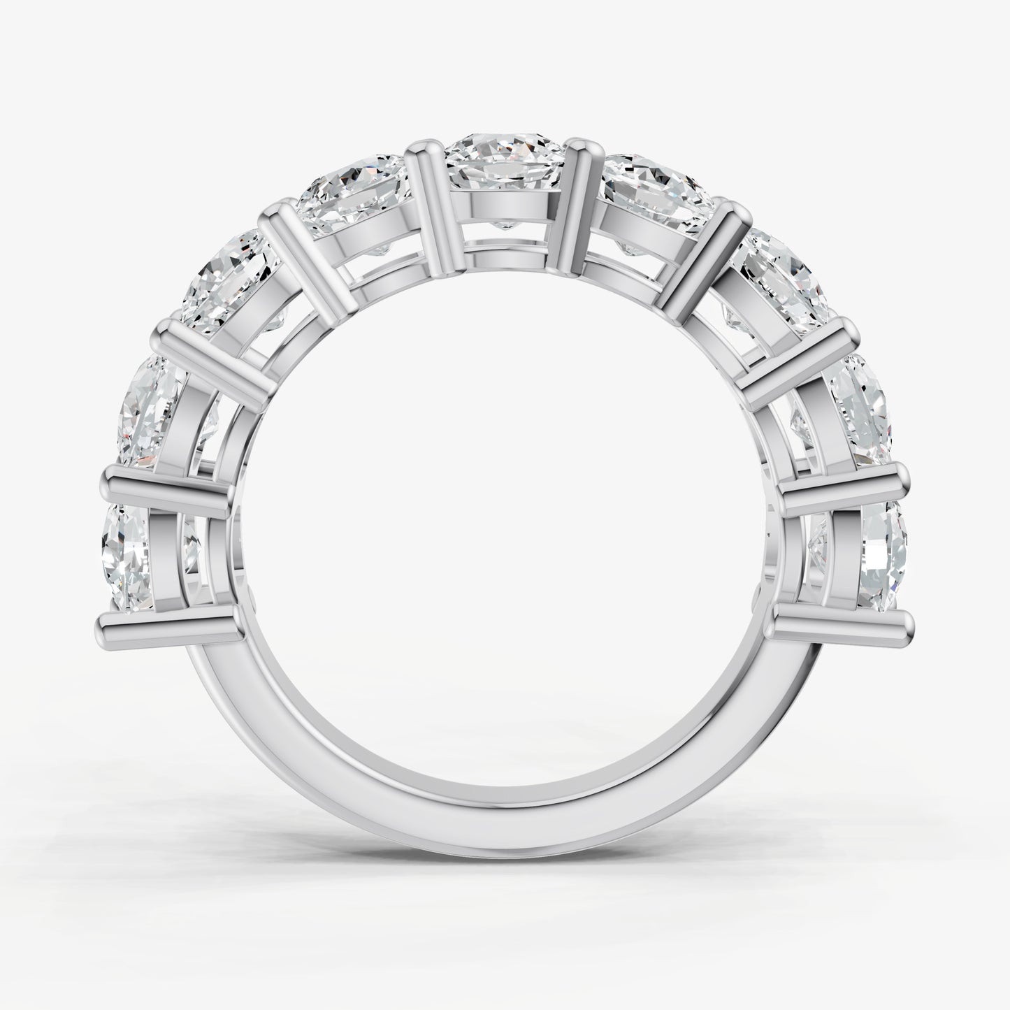 Statement Crown Set 0.50ct (50pt) Diamond Band