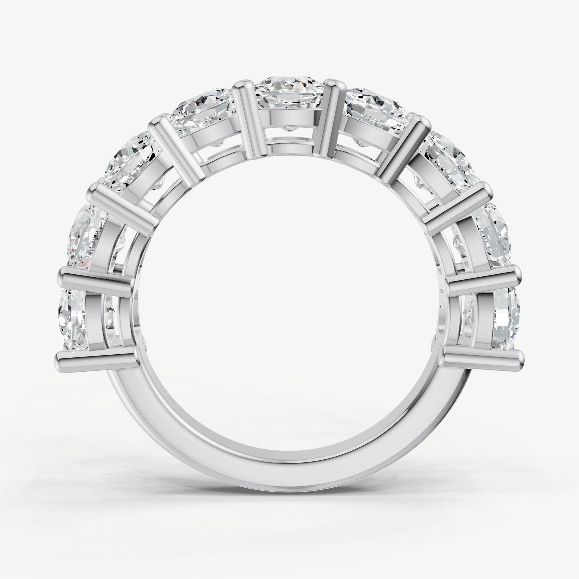Statement Crown Set 0.50ct (50pt) Diamond Band