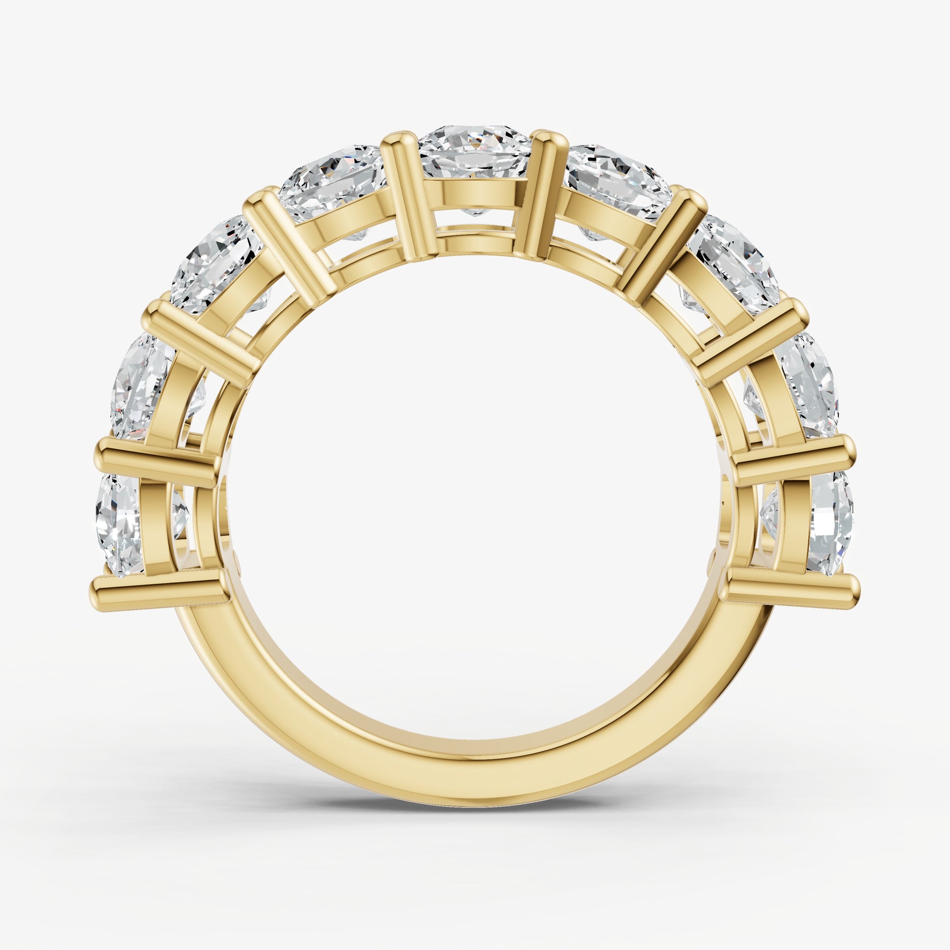 Statement Crown Set 0.50ct (50pt) Diamond Band