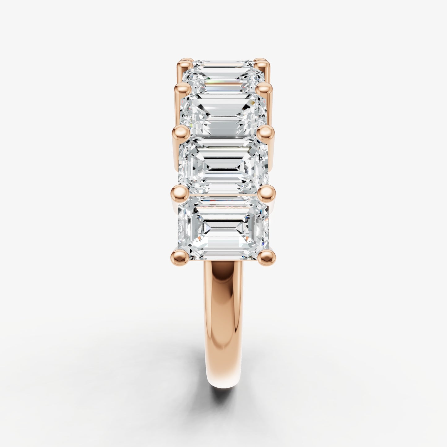 Statement Crown Set Emerald 50pt Diamond Band