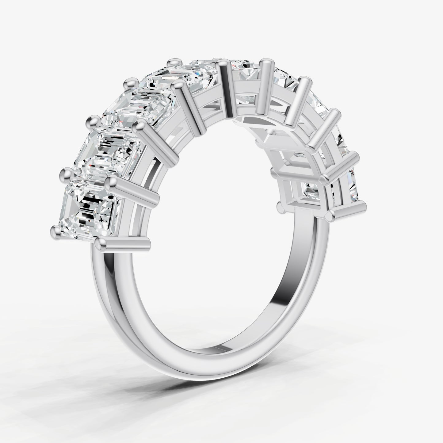 Statement Crown Set 0.50ct (50pt) Diamond Band