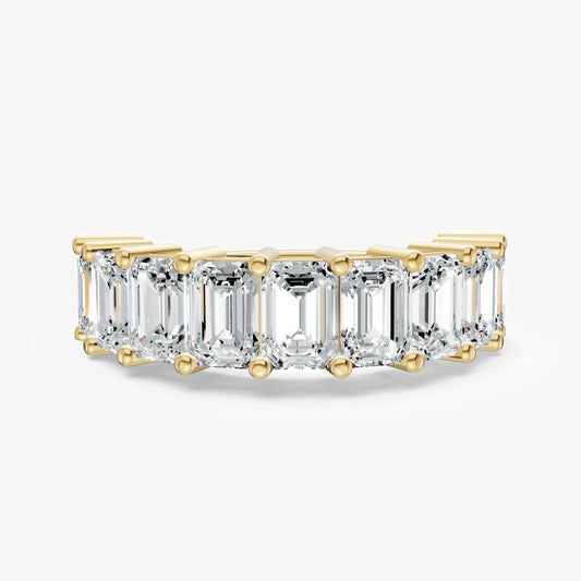 Statement Crown Set Emerald 50pt Diamond Band
