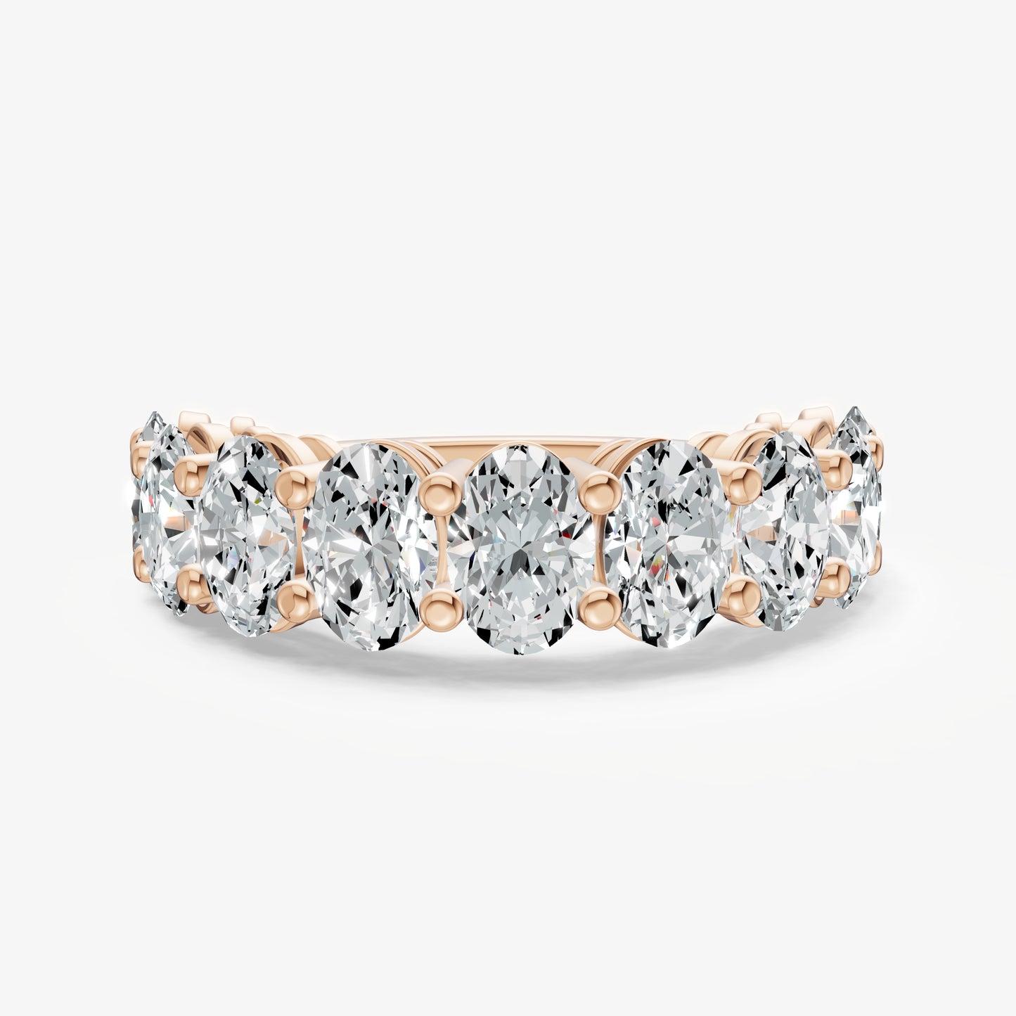 Statement Crown Set 0.50ct (50pt) Diamond Band