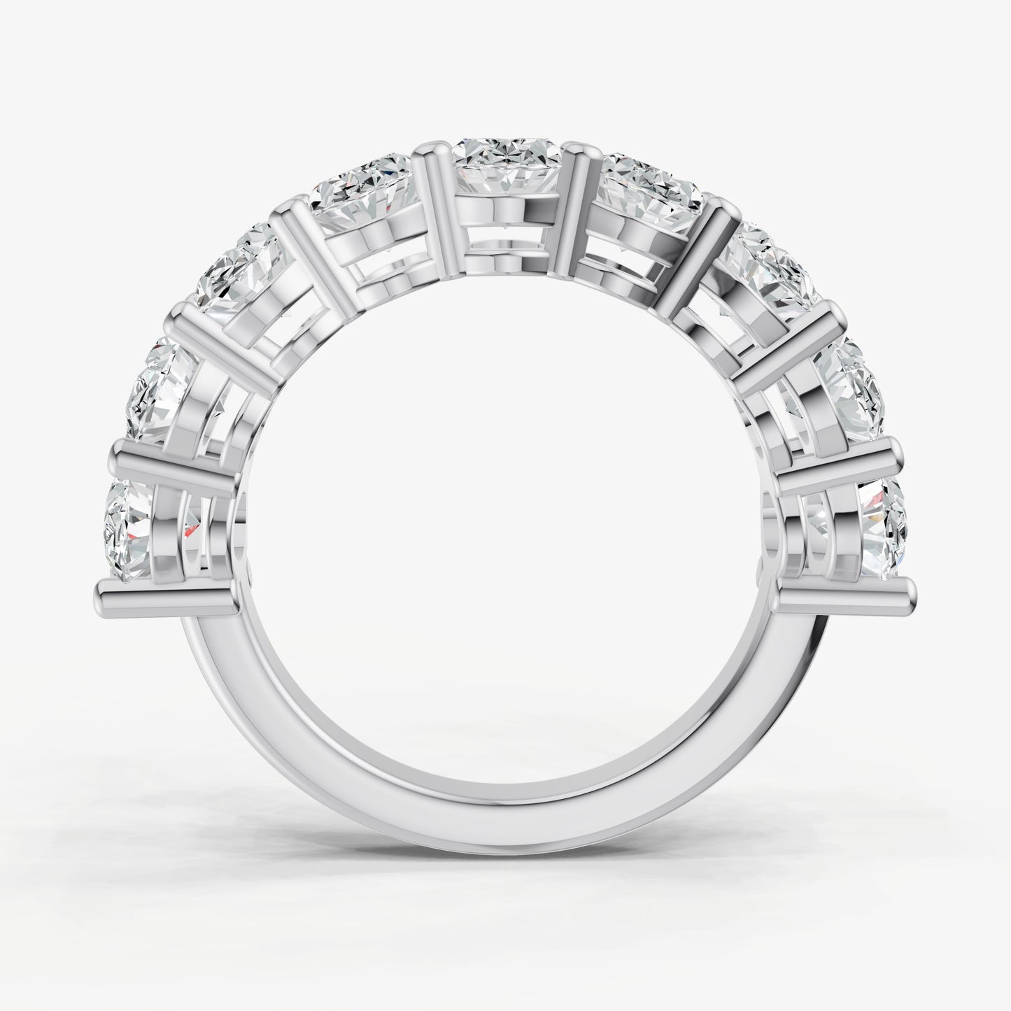 Statement Crown Set 0.50ct (50pt) Diamond Band