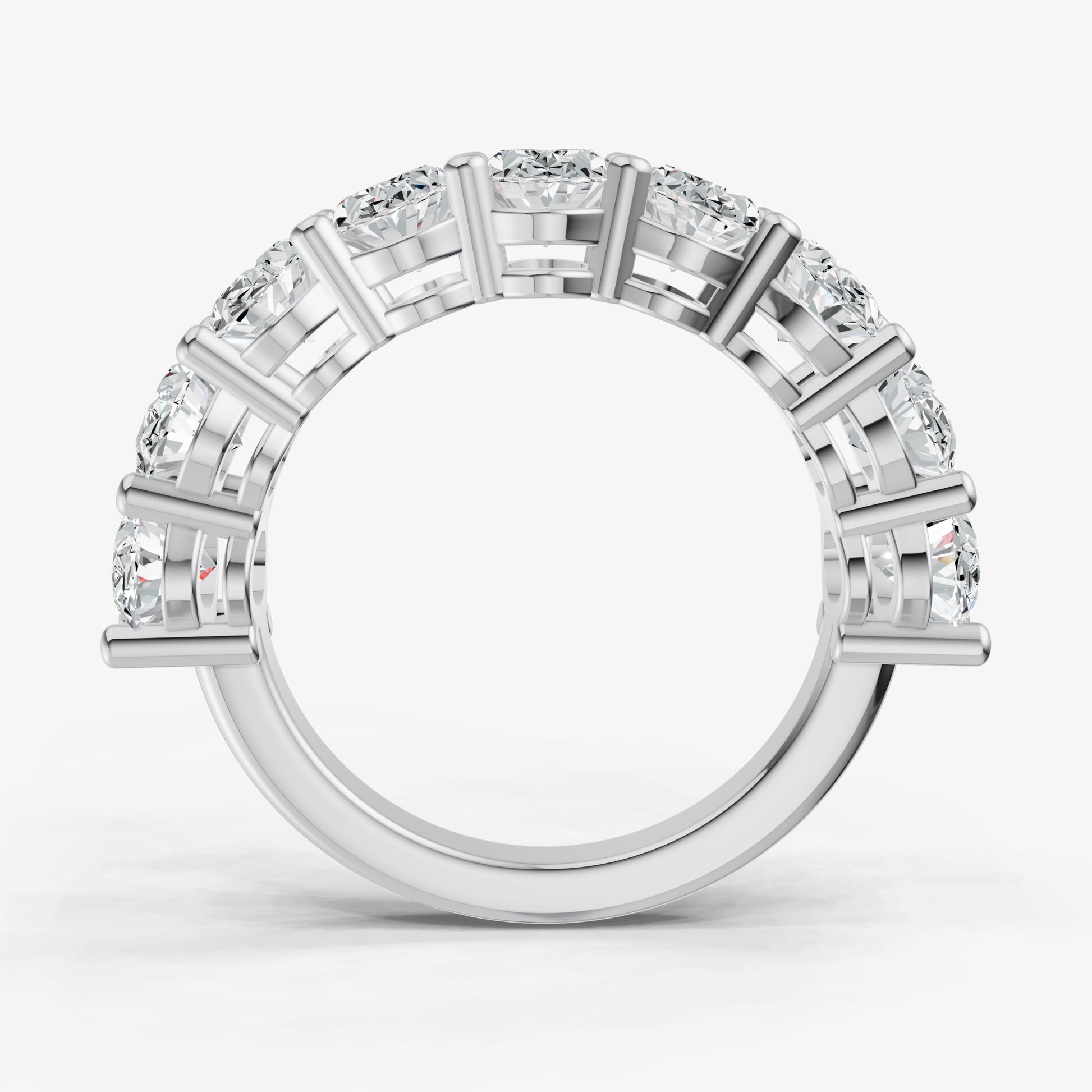 Statement Crown Set 0.50ct (50pt) Diamond Band