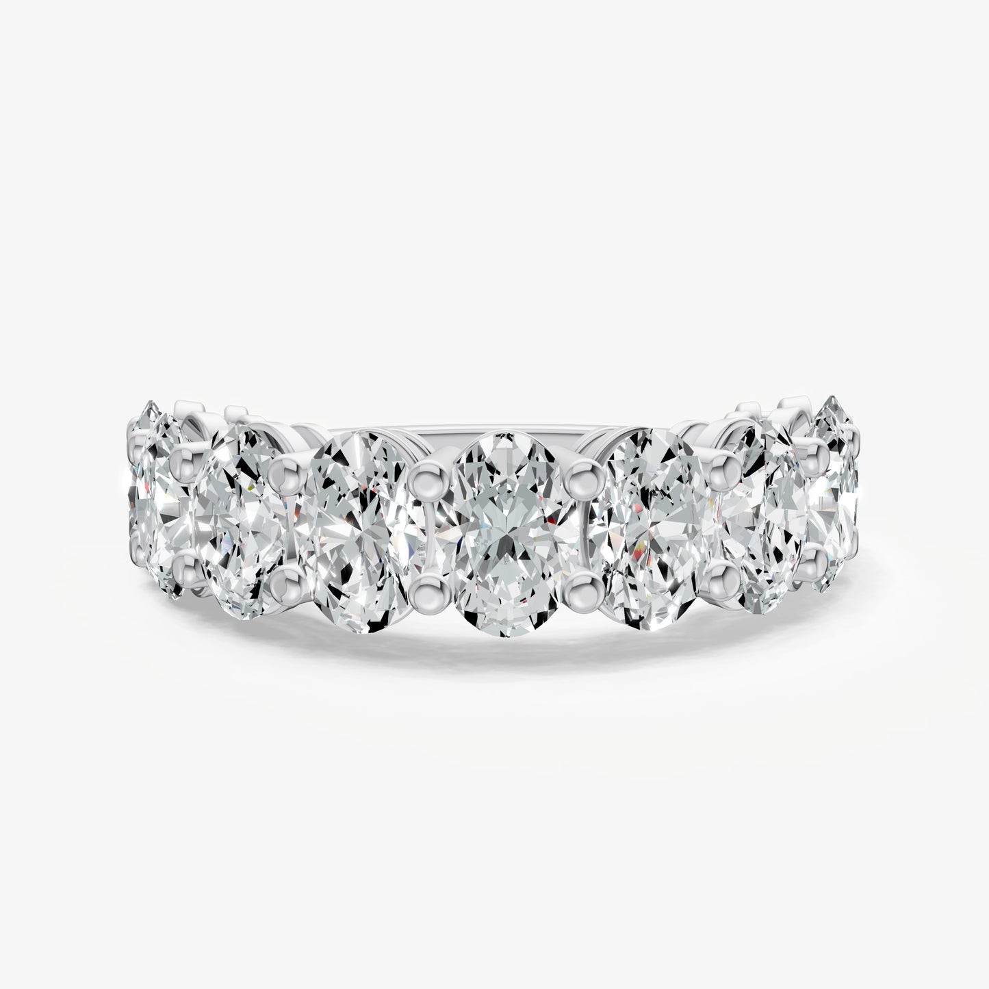 Statement Crown Set 0.50ct (50pt) Diamond Band