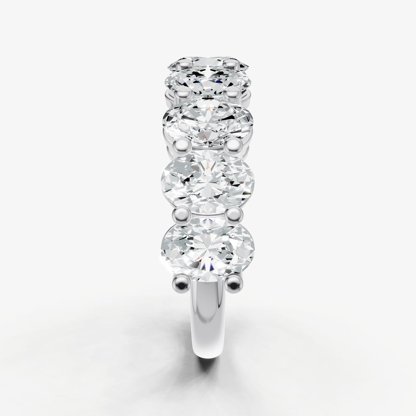 Statement Crown Set 0.50ct (50pt) Diamond Band