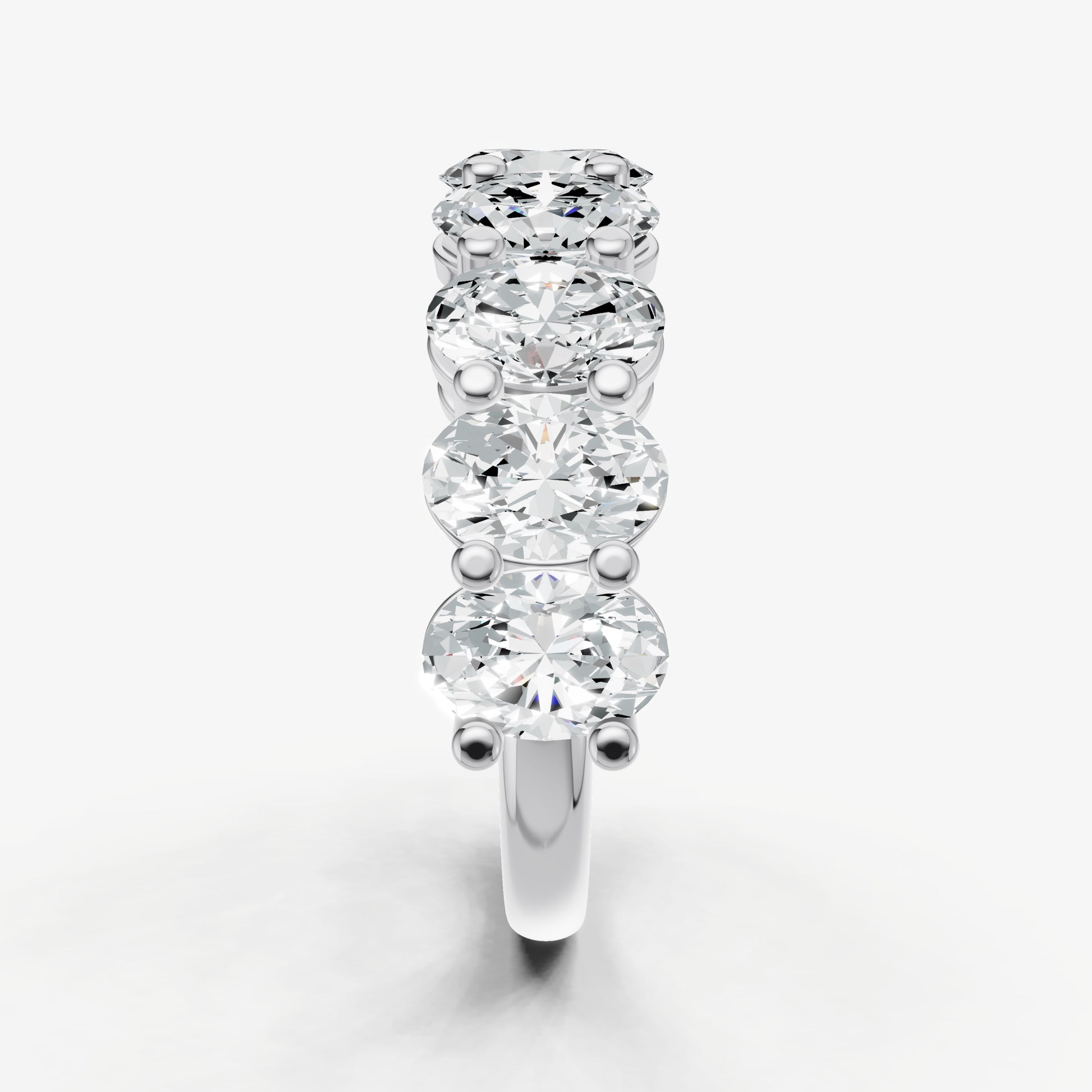 Statement Crown Set 0.50ct (50pt) Diamond Band