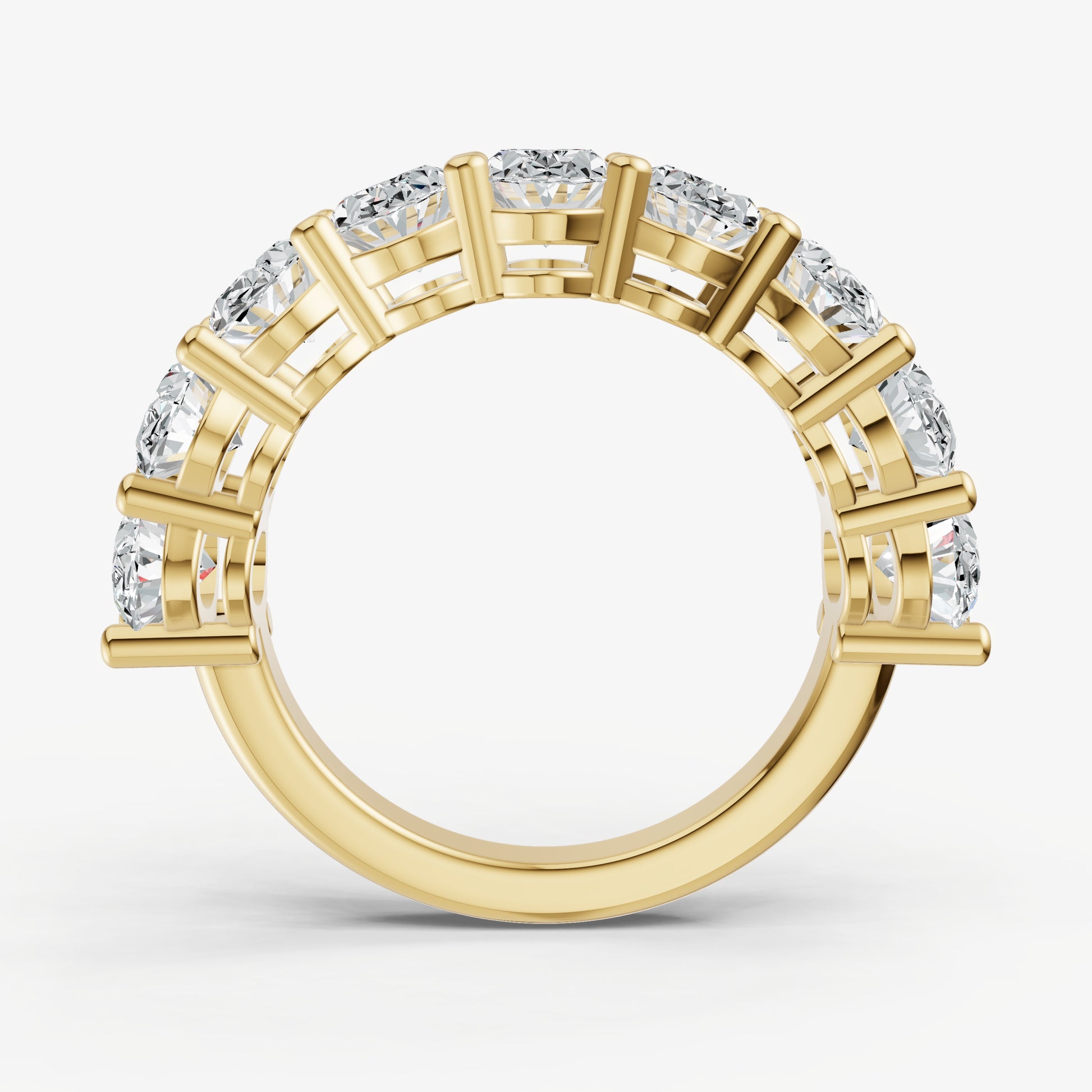 Statement Crown Set 0.50ct (50pt) Diamond Band
