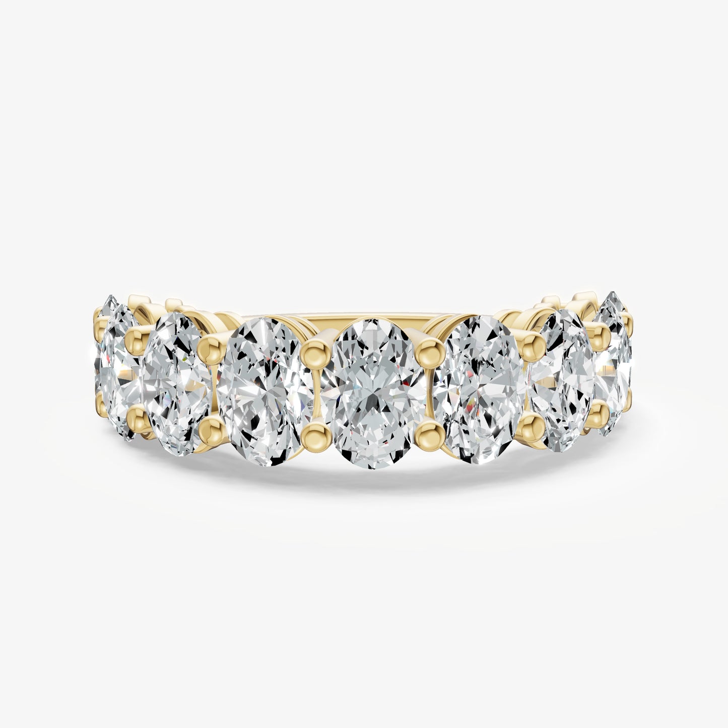 Statement Crown Set 0.50ct (50pt) Diamond Band