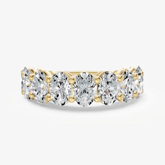 Statement Crown Set Oval 50pt Diamond Band