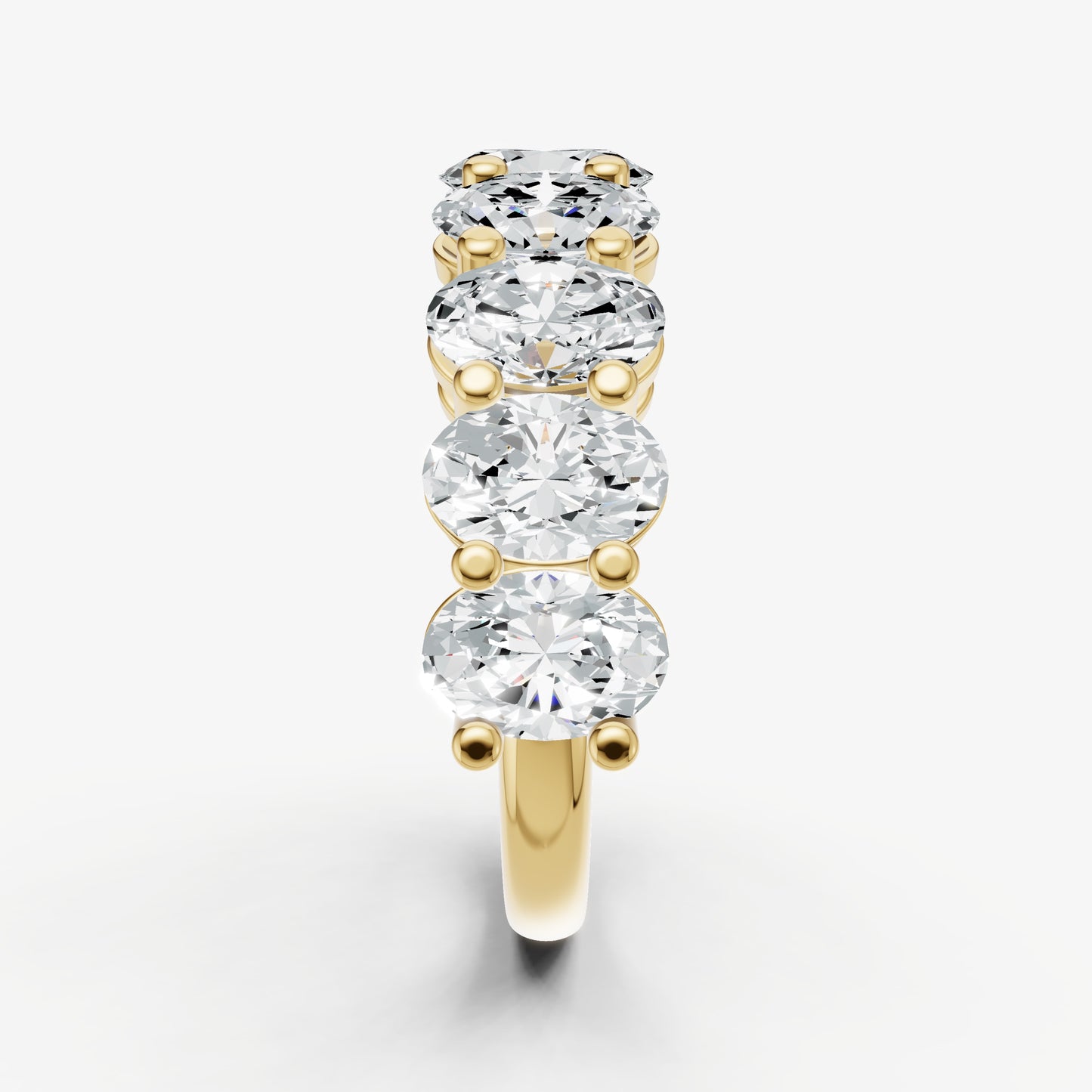 Statement Crown Set 0.50ct (50pt) Diamond Band