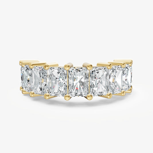 Statement Crown Set Radiant 50pt Diamond Band