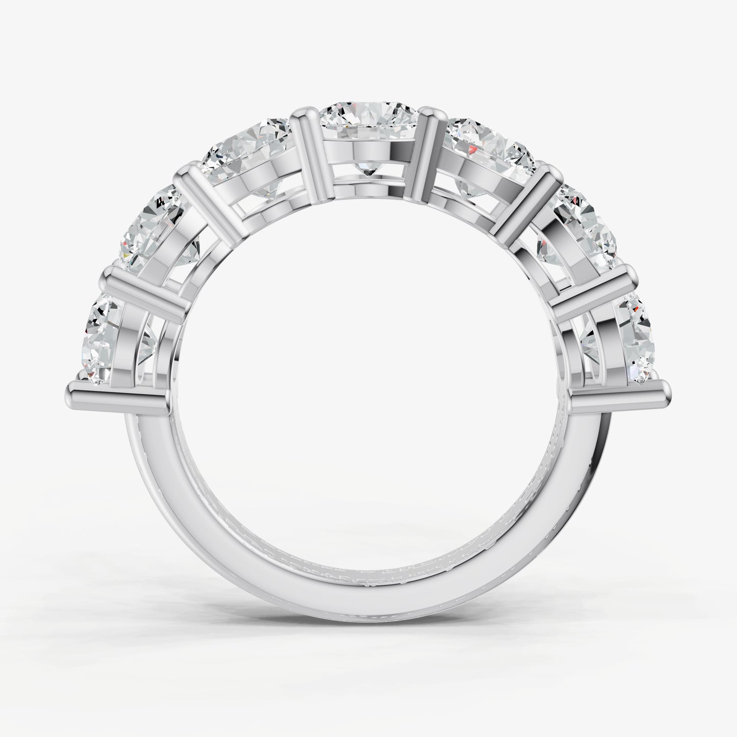 Statement Crown Set 0.50ct (50pt) Diamond Band