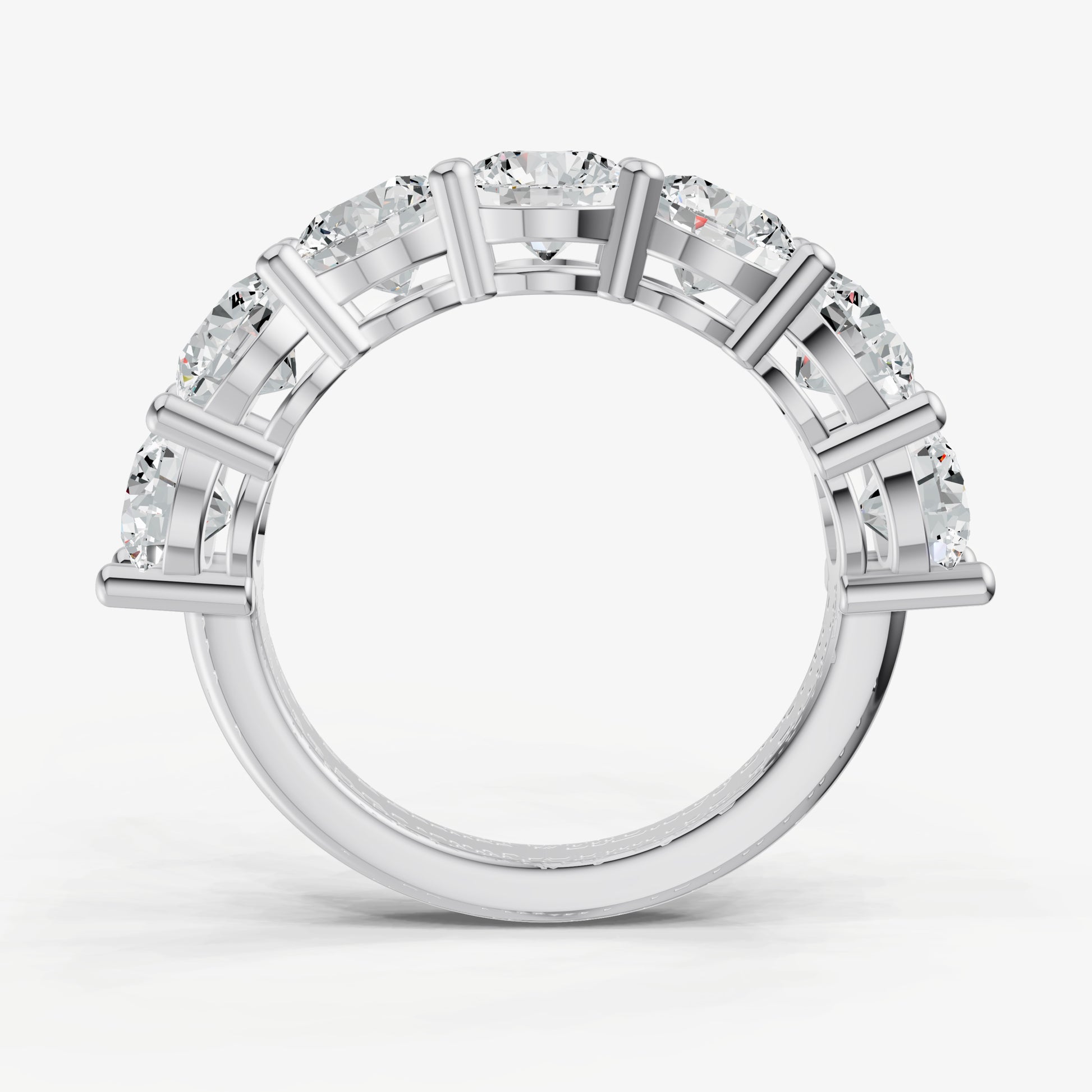 Statement Crown Set 0.50ct (50pt) Diamond Band