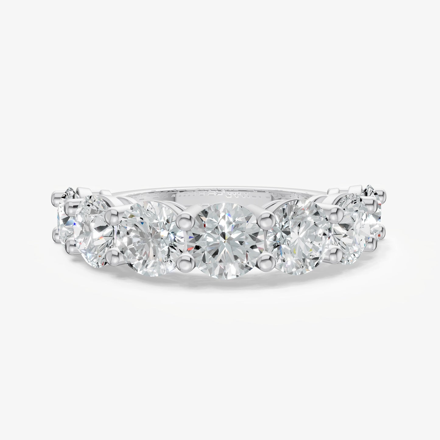 Statement Crown Set 0.50ct (50pt) Diamond Band