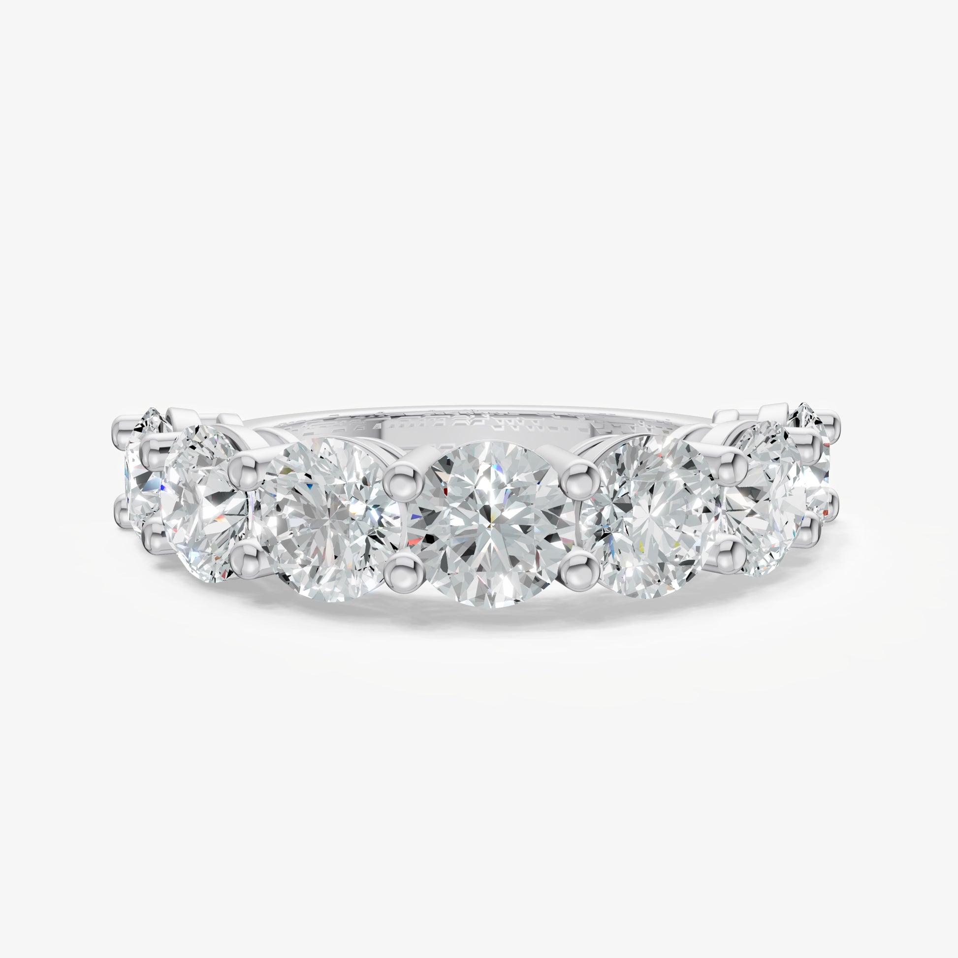 Statement Crown Set 0.50ct (50pt) Diamond Band