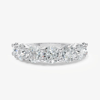 Statement Crown Set 0.50ct (50pt) Diamond Band