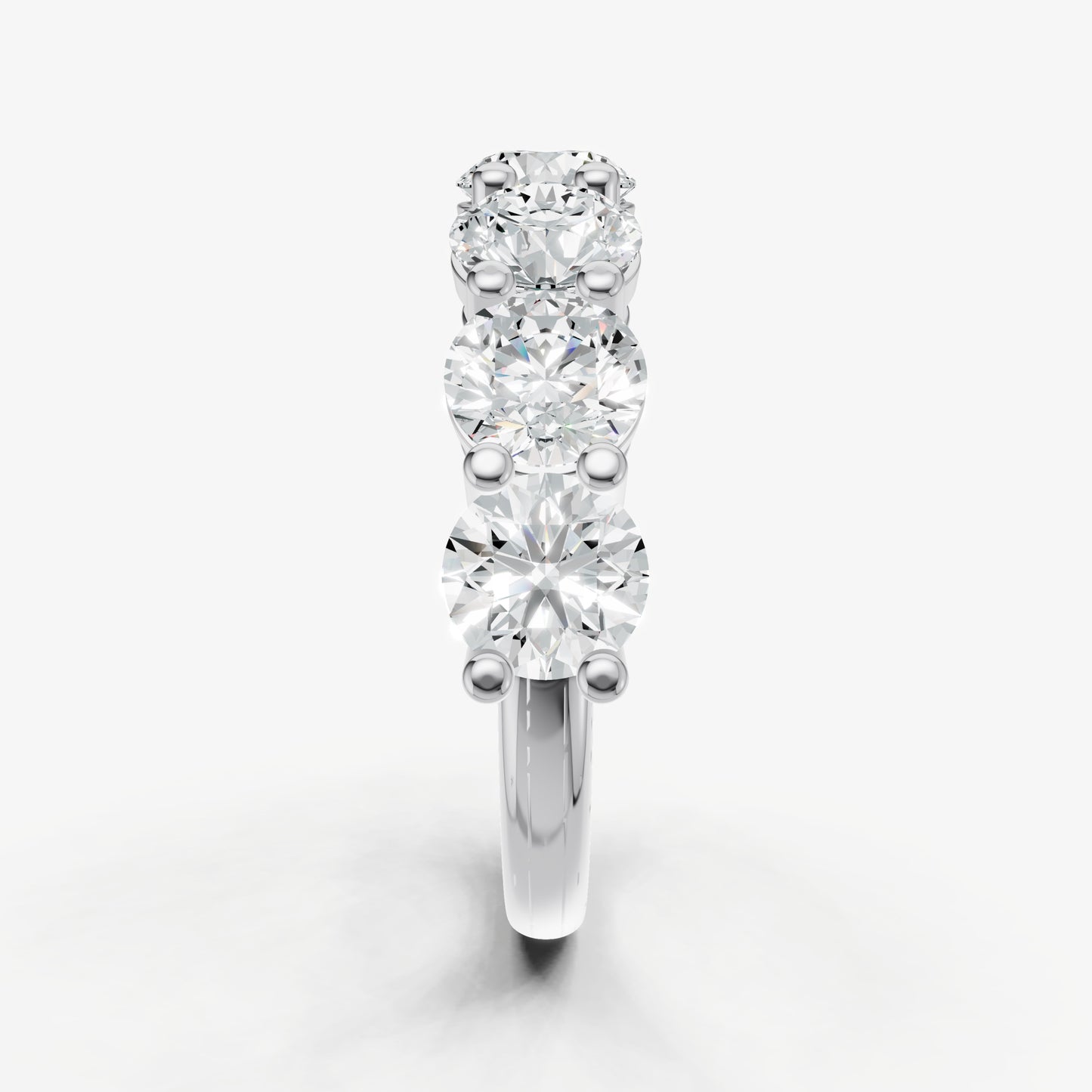 Statement Crown Set 0.50ct (50pt) Diamond Band