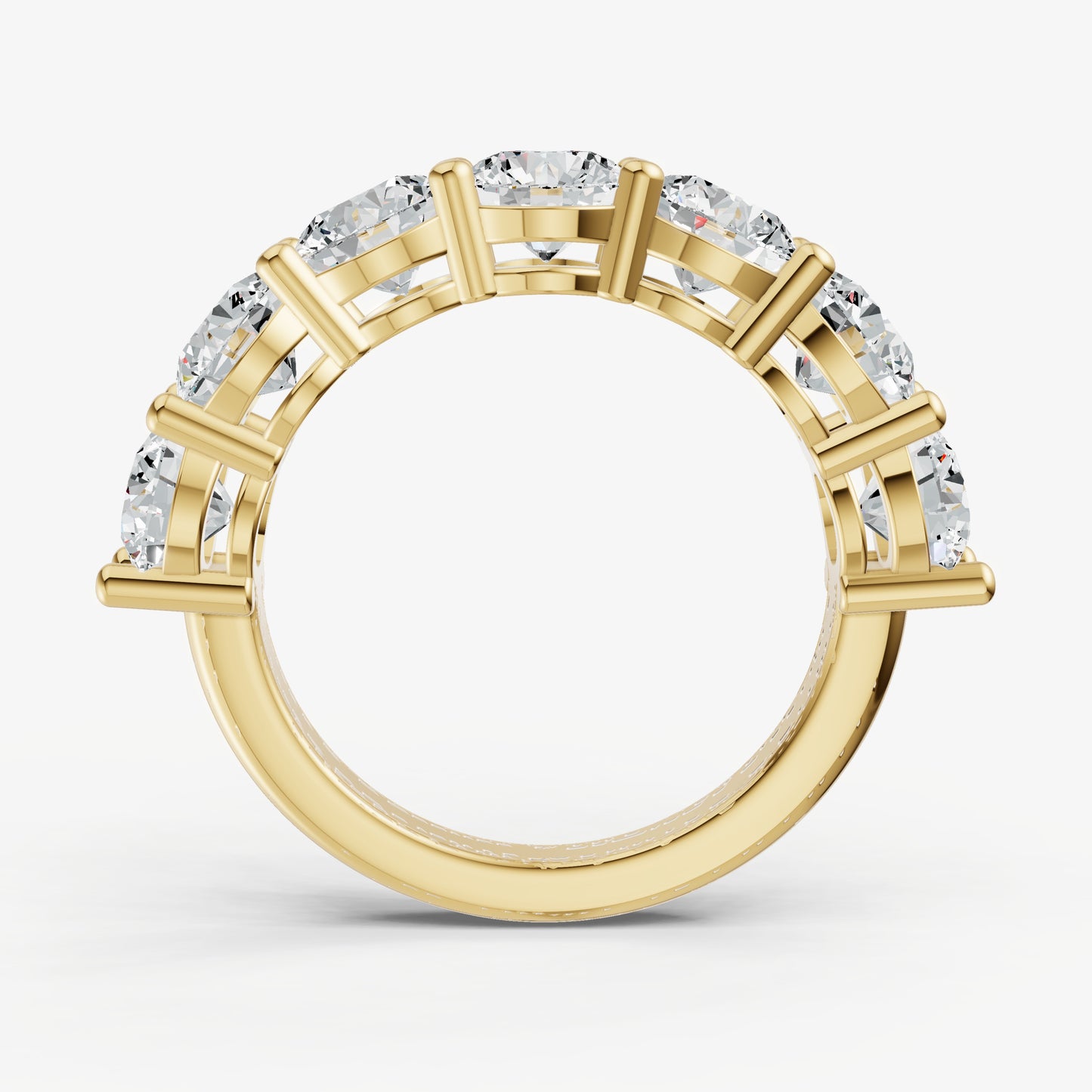 Statement Crown Set 0.50ct (50pt) Diamond Band