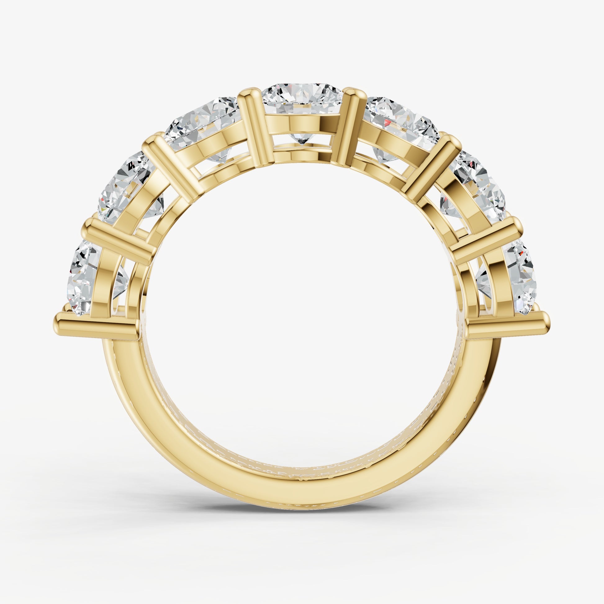 Statement Crown Set 0.50ct (50pt) Diamond Band