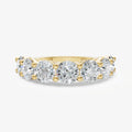 Statement Crown Set Round 50pt Diamond Band